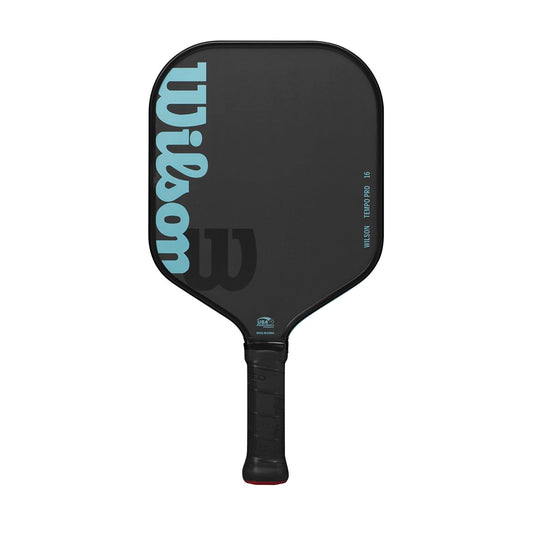 WILSON Tempo Pro 16mm Pickleball Paddle - Grip Size 2-4 1/4" Black/Blue
