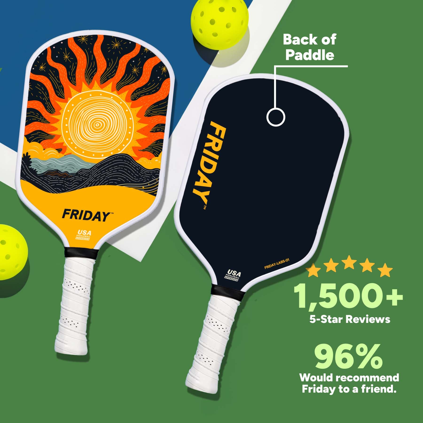 ball Paddle | Carbon Fiber (16Mm)