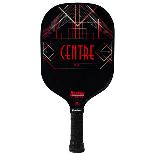 Franklin Sports Pro Pickleball Paddle - Pro Tournament Paddle - USA Pickleball (USAPA) Approved Carbon Fiber Racket - Official Centre Racquet - Red - 13mm Core