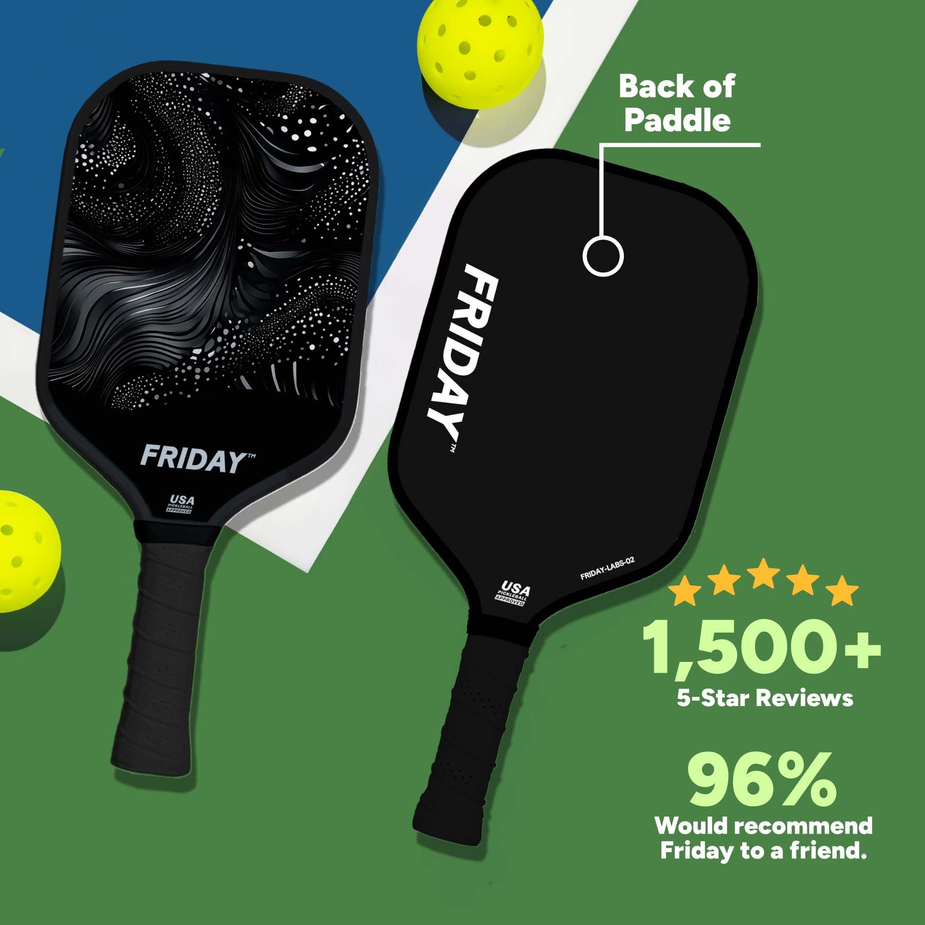 ball Paddle | Carbon Fiber (16Mm)