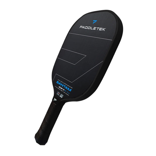 Paddletek Bantam ALW-C 12.7mm Pickleball Paddle - Unidirectional Carbon Fiber Pickleball Paddle with Polymer Honeycomb Core - USAPA Approved - 5.25 Inch Handle