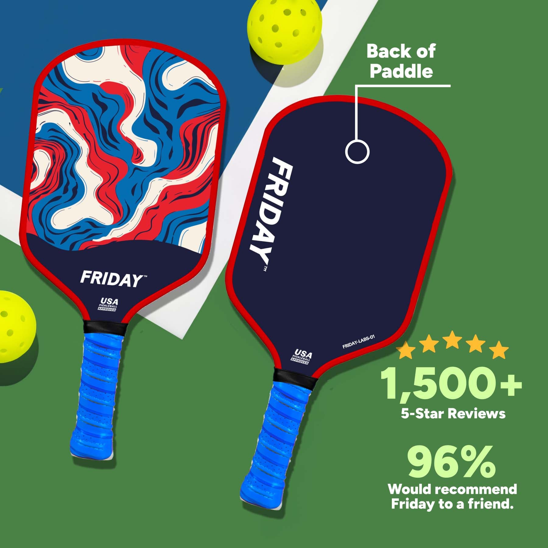 ball Paddle | Carbon Fiber (16Mm)