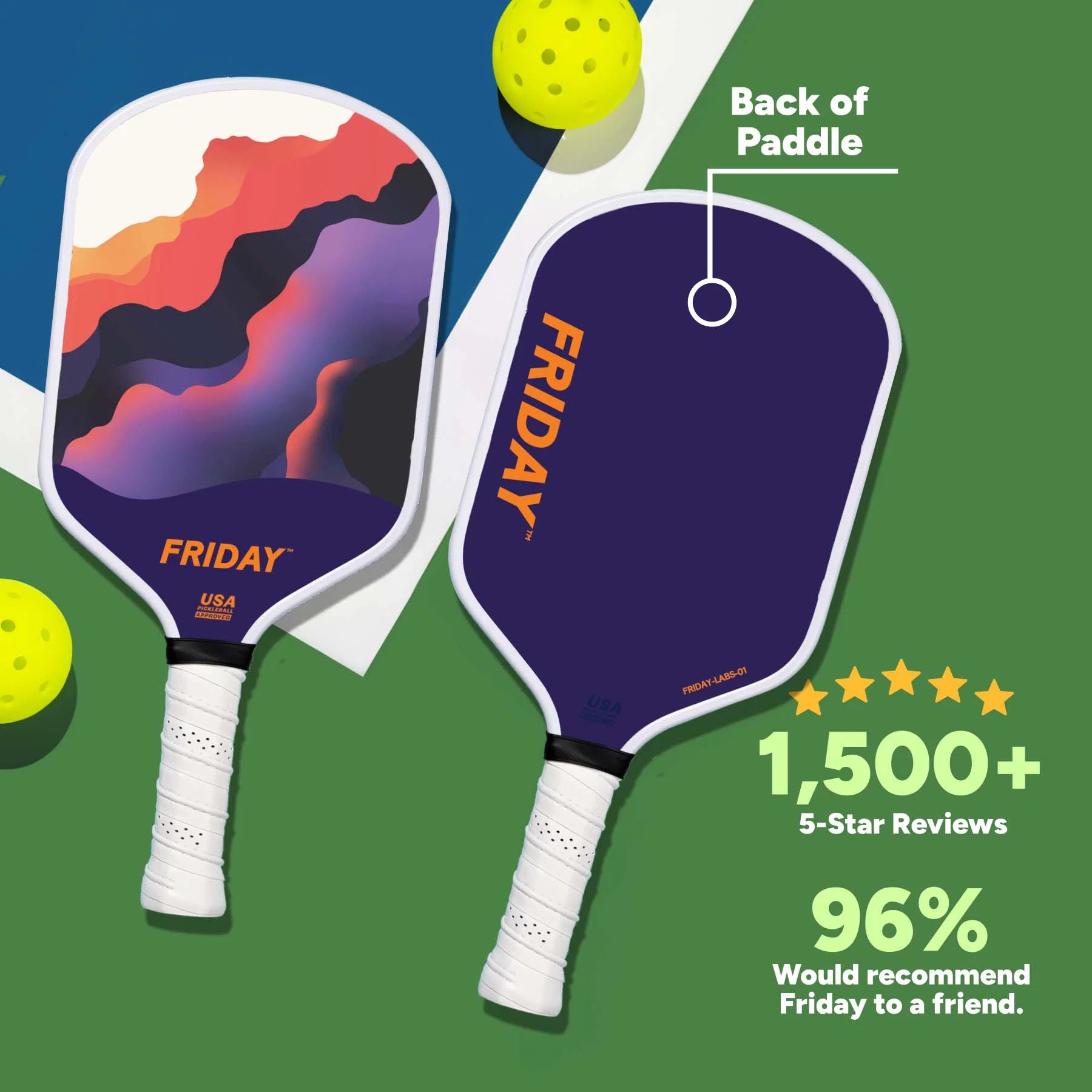 ball Paddle | Carbon Fiber (16Mm)