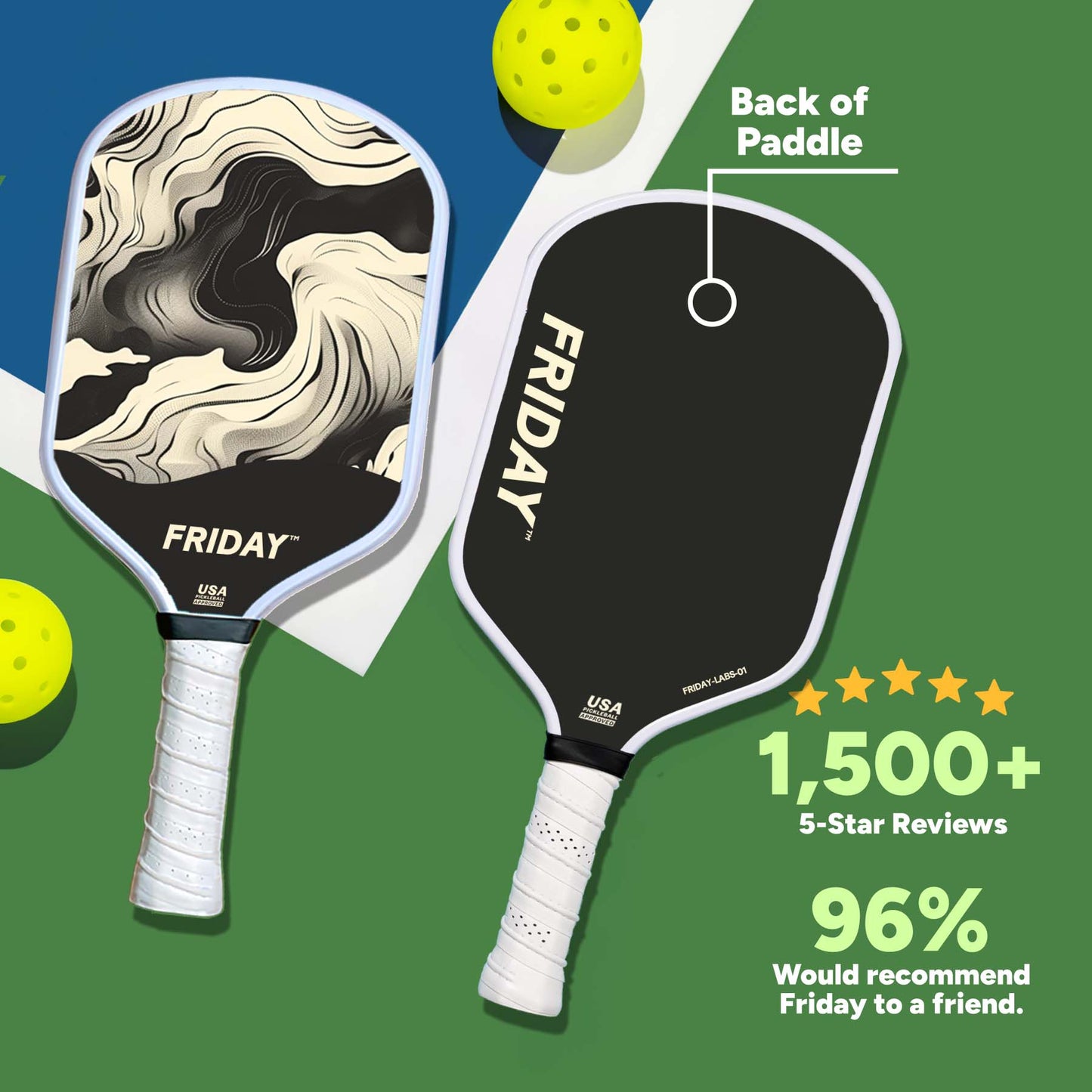 ball Paddle | Carbon Fiber (16Mm)
