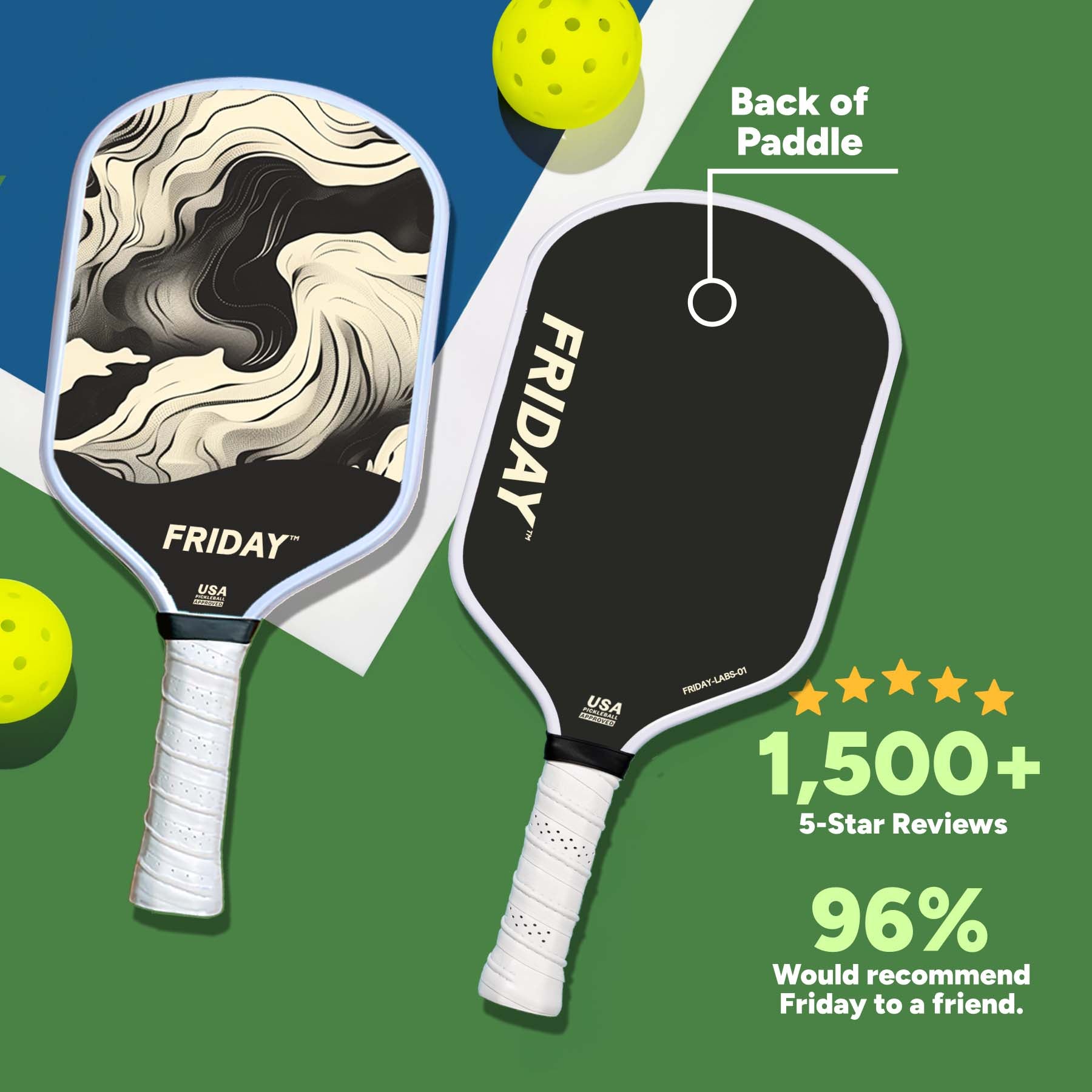 ball Paddle | Carbon Fiber (16Mm)